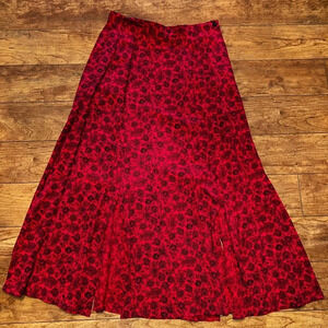 Vintage Women’s Lizsport Floral Maxi Skirt